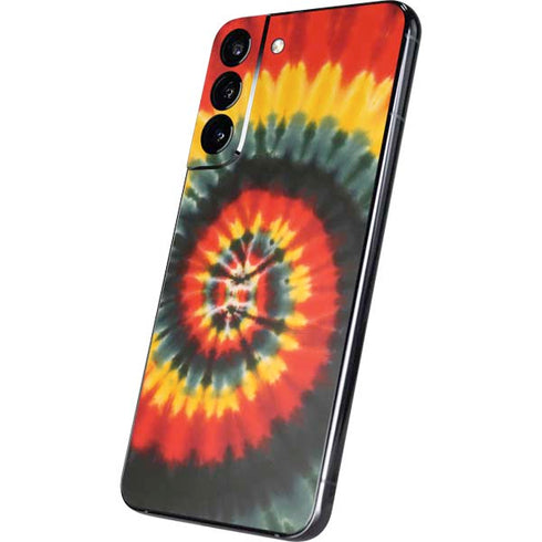 Liquid Blue Tie Dye - Rasta Spiral Galaxy S22 Plus Skin