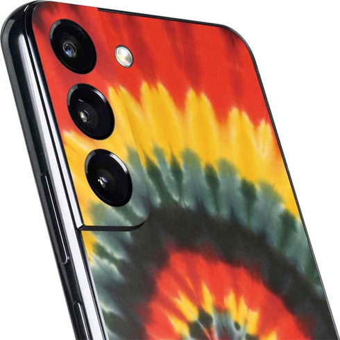 Liquid Blue Tie Dye - Rasta Spiral Galaxy S22 Plus Skin