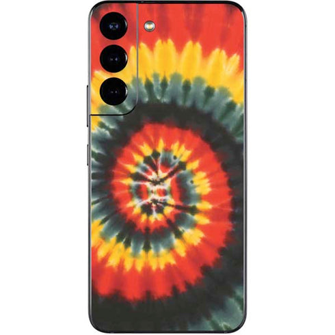 Liquid Blue Tie Dye - Rasta Spiral Galaxy S22 Skin