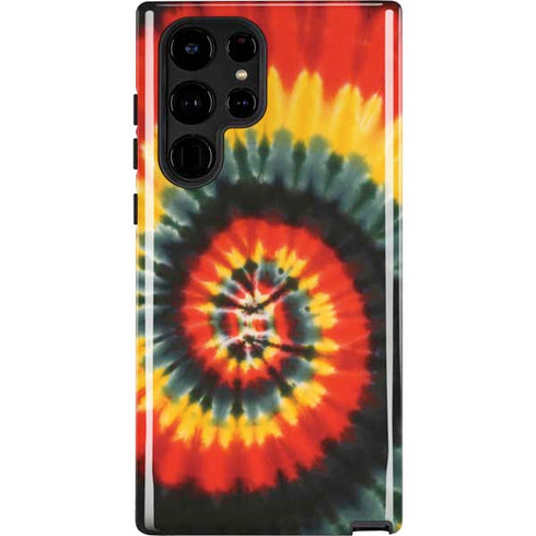Liquid Blue Tie Dye - Rasta Spiral Galaxy S22 Ultra Pro Case