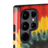Liquid Blue Tie Dye - Rasta Spiral Galaxy S22 Ultra Pro Case