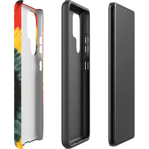 Liquid Blue Tie Dye - Rasta Spiral Galaxy S22 Ultra Pro Case