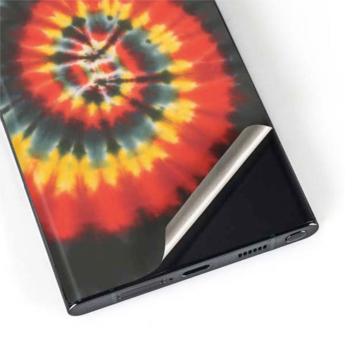 Liquid Blue Tie Dye - Rasta Spiral Galaxy S22 Ultra Skin