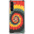 Liquid Blue Tie Dye - Rasta Spiral Galaxy S23 Plus Clear Case