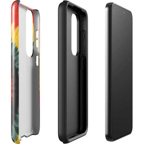 Liquid Blue Tie Dye - Rasta Spiral Galaxy S23 Plus Pro Case