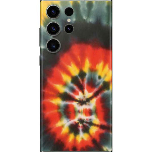 Liquid Blue Tie Dye - Rasta Spiral Galaxy S23 Ultra Skin