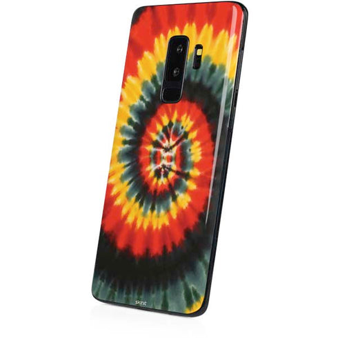 Liquid Blue Tie Dye - Rasta Spiral Galaxy S9 Plus Skin