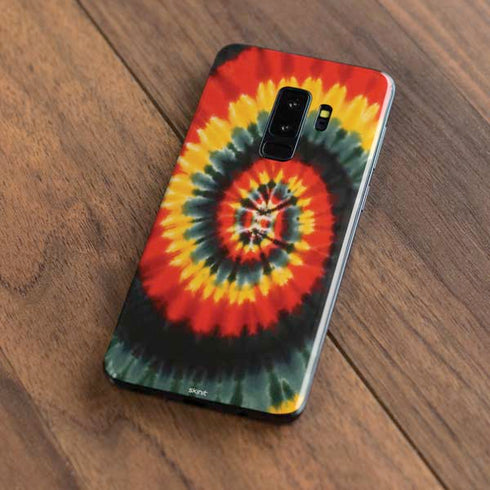 Liquid Blue Tie Dye - Rasta Spiral Galaxy S9 Plus Skin