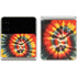 Liquid Blue Tie Dye - Rasta Spiral Galaxy Z Flip3 5G Skin