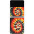 Liquid Blue Tie Dye - Rasta Spiral Galaxy Z Flip4 5G Skin