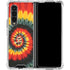 Liquid Blue Tie Dye - Rasta Spiral Galaxy Z Fold4 5G Clear Case