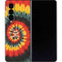 Liquid Blue Tie Dye - Rasta Spiral Galaxy Z Fold4 5G Skin