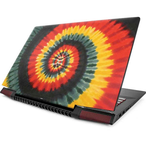Liquid Blue Tie Dye - Rasta Spiral Lenovo IdeaPad Skin