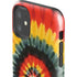 Liquid Blue Tie Dye - Rasta Spiral iPhone 11 Impact Case