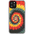 Liquid Blue Tie Dye - Rasta Spiral iPhone 11 Pro Clear Case