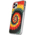 Liquid Blue Tie Dye - Rasta Spiral iPhone 11 Pro Clear Case