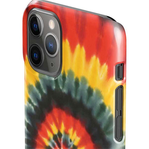 Liquid Blue Tie Dye - Rasta Spiral iPhone 11 Pro Lite Case