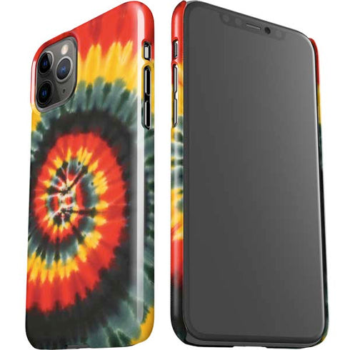 Liquid Blue Tie Dye - Rasta Spiral iPhone 11 Pro Lite Case