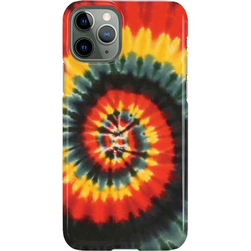 Liquid Blue Tie Dye - Rasta Spiral iPhone 11 Pro Lite Case