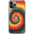Liquid Blue Tie Dye - Rasta Spiral iPhone 11 Pro Max Clear Case
