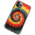 Liquid Blue Tie Dye - Rasta Spiral iPhone 11 Pro Max Clear Case