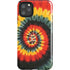 Liquid Blue Tie Dye - Rasta Spiral iPhone 11 Pro Max Impact Case