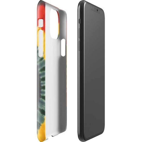Liquid Blue Tie Dye - Rasta Spiral iPhone 11 Pro Max Lite Case