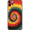 Liquid Blue Tie Dye - Rasta Spiral iPhone 11 Pro Max Skin