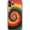 Liquid Blue Tie Dye - Rasta Spiral iPhone 11 Pro Skin
