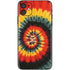 Liquid Blue Tie Dye - Rasta Spiral iPhone 11 Skin
