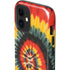 Liquid Blue Tie Dye - Rasta Spiral iPhone 12 Impact Case