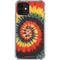 Liquid Blue Tie Dye - Rasta Spiral iPhone 12 Mini Clear Case