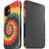 Liquid Blue Tie Dye - Rasta Spiral iPhone 12 Mini Lite Case