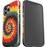 Liquid Blue Tie Dye - Rasta Spiral iPhone 12 Pro Impact Case