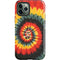 Liquid Blue Tie Dye - Rasta Spiral iPhone 12 Pro Max Impact Case