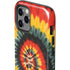 Liquid Blue Tie Dye - Rasta Spiral iPhone 12 Pro Max Impact Case
