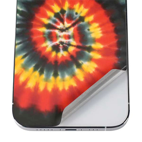 Liquid Blue Tie Dye - Rasta Spiral iPhone 12 Pro Max Skin