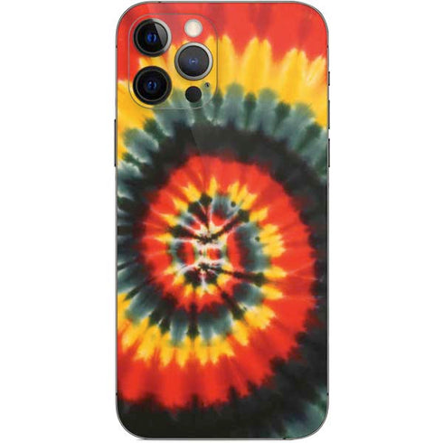 Liquid Blue Tie Dye - Rasta Spiral iPhone 12 Pro Skin