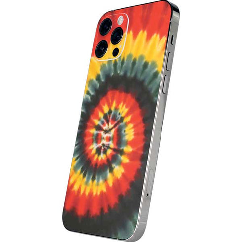 Liquid Blue Tie Dye - Rasta Spiral iPhone 12 Pro Skin