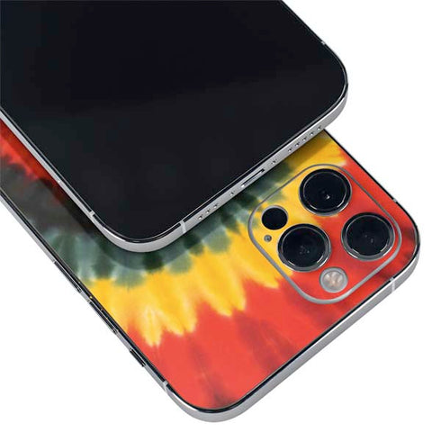 Liquid Blue Tie Dye - Rasta Spiral iPhone 12 Pro Skin