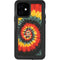 Liquid Blue Tie Dye - Rasta Spiral iPhone 12 Waterproof Case