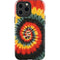 Liquid Blue Tie Dye - Rasta Spiral iPhone 13 Pro Max Impact Case