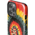 Liquid Blue Tie Dye - Rasta Spiral iPhone 13 Pro Max Impact Case