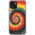 Liquid Blue Tie Dye - Rasta Spiral iPhone 14 Clear Case