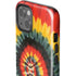 Liquid Blue Tie Dye - Rasta Spiral iPhone 14 Impact Case