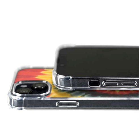 Liquid Blue Tie Dye - Rasta Spiral iPhone 14 Plus MagSafe Case