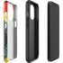 Liquid Blue Tie Dye - Rasta Spiral iPhone 14 Pro Impact Case