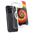 Liquid Blue Tie Dye - Rasta Spiral iPhone 15 Pro MagSafe Case