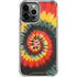 Liquid Blue Tie Dye - Rasta Spiral iPhone 15 Pro Max Clear Case