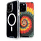 Liquid Blue Tie Dye - Rasta Spiral iPhone 14 Pro Max MagSafe Case